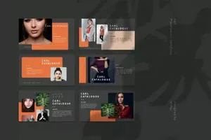 优雅酷炫的ppt模板素材 Carl Creative PowerPoint Template