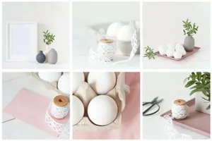 复活节主题样机背景配图素材 Pale Easter Bundle