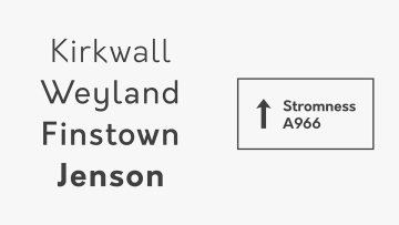 独特实用印刷英文字体Orkney Open Source Typeface