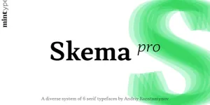 Skema Pro Typefamily Demo 精选字体