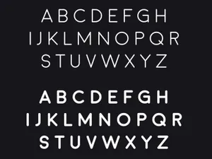 一款圆形无衬线英文字体Moon free font