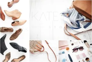 时尚服饰主题贴图样机 Fashion Flat Lays Photo Stock