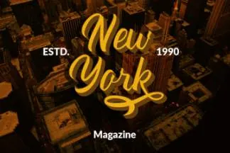 3D立体手写英文字体 Halmahera Island Font Demo