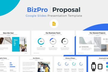 商业ppt谷歌幻灯片模板 BizPro. Google Slides Template