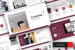时尚简约高端优雅配色cracker-creative-powerpoint