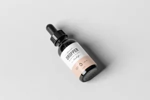 滴管瓶药品包装设计VI样机展示模型dropper bottle mock