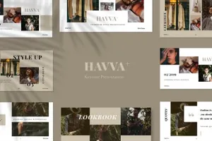 投影阴影时尚现代简洁服装设计Keynote Presentation