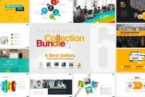 6套实用的商业ppt模板打包Business PowerPoint Bundle