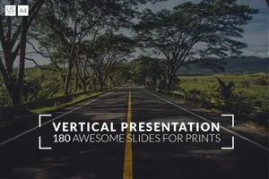 垂直幻灯片模板 Vertical Powerpoint