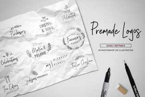 大气的手写英文字体 The Rockstar Font Duo