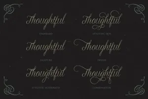 优美手写字体 Graceful