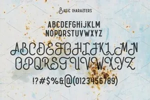 简单变形英文字体 Humblest typeface with bonus