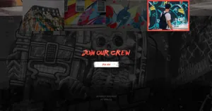 街头涂鸦风网站模板Barmy PSD Template