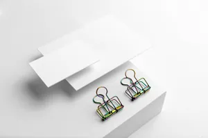 精美的全系渐变效果品牌提案贴图样机模板素材 Lucid - Branding Mockup