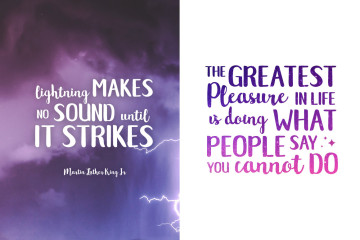 创意手写体字体Northern Lights Font DuoFREE