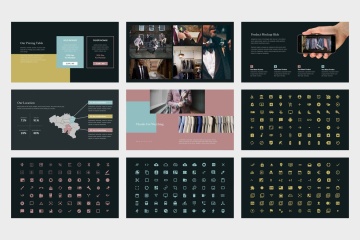 奢华时尚幻灯片ppt模板下载