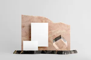 雅典娜花卉大理石元素品牌VI贴图样机PSD模版素材 Athena - Branding Mockup