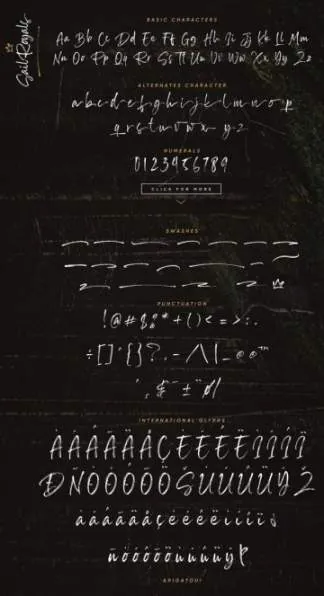 个人魅力十足的手写英文字体 Sail Royals Brush Script