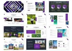优秀成功案例展示PPT幻灯片模板 Swiing – Powerpoint Template