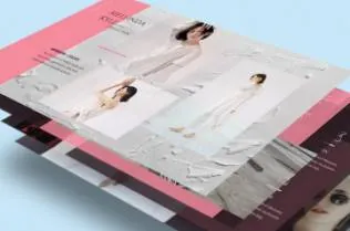 酷黑风格时尚行业适用PPT幻灯片模板素材 Daando Black Fashion