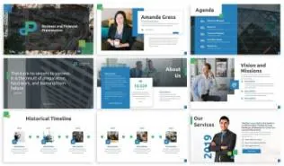 金融商务主题PPT幻灯片模板 Business amp;amp; Financial Powerpoint