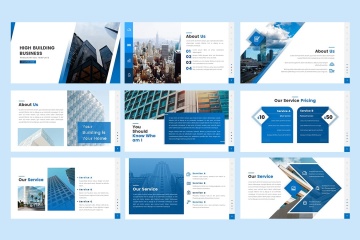 租赁服务公司介绍PPT幻灯片模板 Buildstu – Business