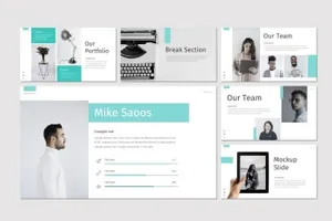 工业设计公司介绍PPT幻灯片模板 Neoro – Powerpoint Template
