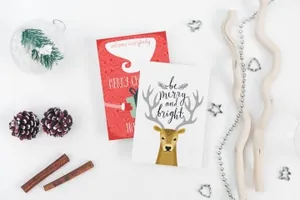 9个时尚高端清新新年圣诞节场景christmas-mock-up-collection