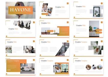 投标公司简介PPT幻灯片模板下载 Havone – Powerpoint Template
