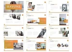 投标公司简介PPT幻灯片模板下载 Havone – Powerpoint Template