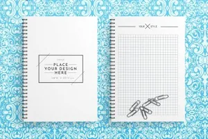 笔记本样机模板 Notepad Mockups