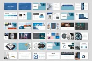 新鲜时尚高端简约高品质的专业幻灯片fresh-presentation