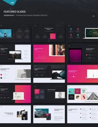 时尚高端创意和多用途主题演讲幻灯片drops-creative-multipurpose