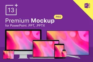 13个PowerPoint专业样机mockups-for-powerpoint