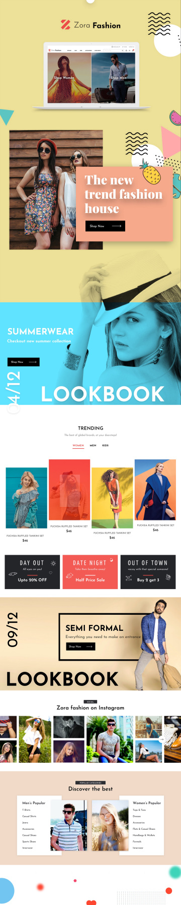 5个惊艳的食品/汽车/旅游/电商落地页 Concept La