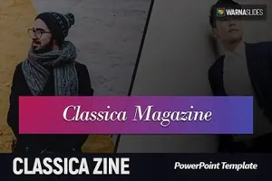 经典的PPT模版 Classica Zine PowerPoint Template