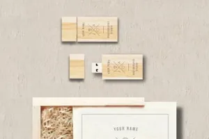 木质木盒U盘模版 Photographer USB Template