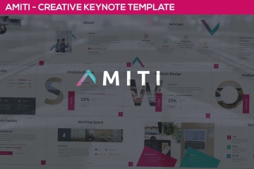 时尚创意多用用途的大数据幻灯片amiti-creative-keynote