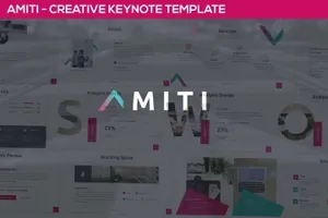 时尚创意多用用途的大数据幻灯片amiti-creative-keynote