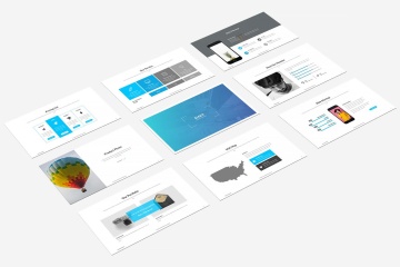 时尚高端简约大气演讲主题幻灯片elnia-keynote-template