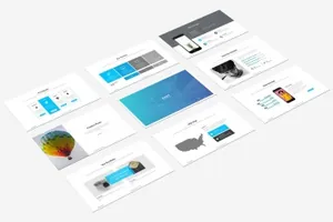 时尚高端简约大气演讲主题幻灯片elnia-keynote-template