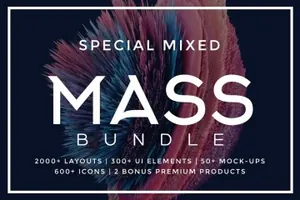 超级有设计感的ppt模板大合集 MASS Special Mixed Bundle