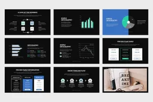 初创企业商业计划书演示ppt模板素材 Devista  Startup Investor Pitch