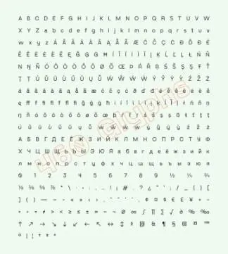 老式东欧俄罗斯潮流趋势 Gosha Sans 无衬线英文字体 Pangram Pangram 工作室出品