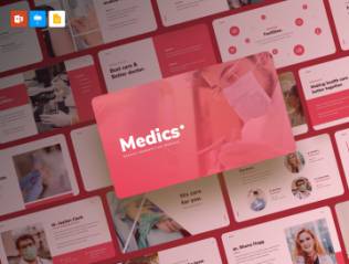 医院医疗项目宣传PPT介绍演示模板 Medics - Medical Presentation