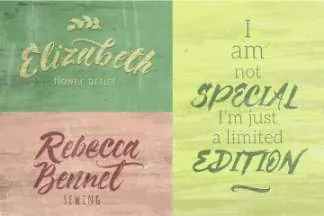 笔刷手写效果英文字体Syabab Brush Script – Free Demo