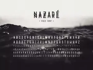 部落风格特殊英文字体Nazaré free font 精选字体