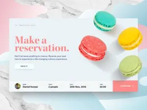 Restaurant Reservation Concept Daily UI