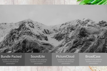 黑白设计风格项目规划幻灯片模板 Black White Project  Powerpoint