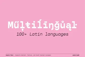 Gopher Mono 无衬线英文字体家族 Font Family